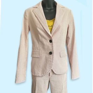 Zara seersucker suit size 8 (runs small)